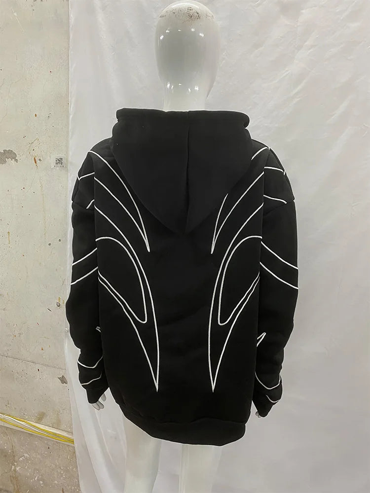 Blade Double Zipper Hoodie