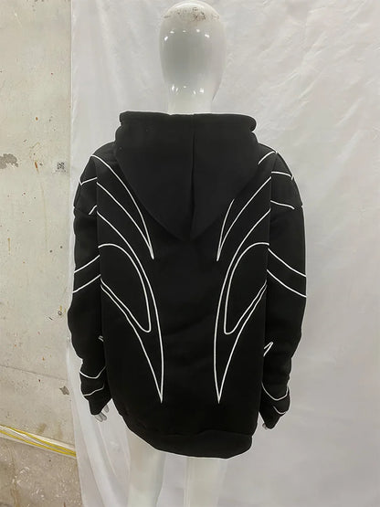 Blade Double Zipper Hoodie