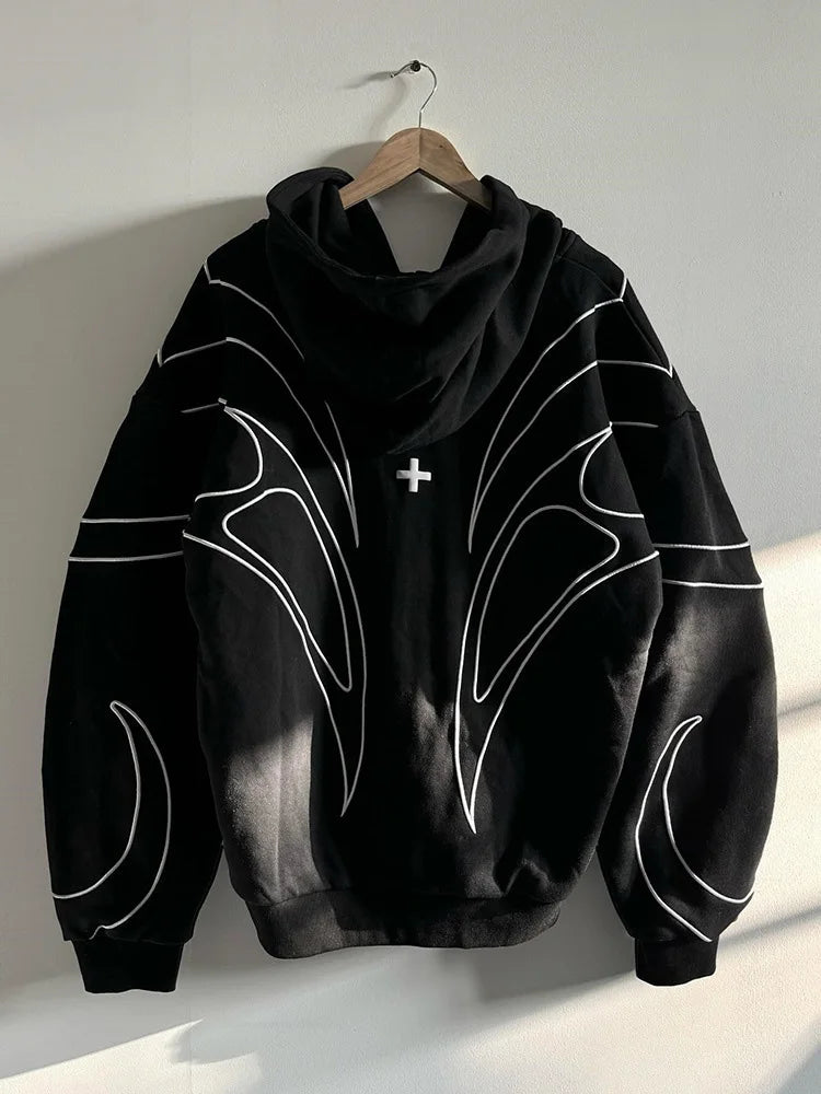 Blade Double Zipper Hoodie