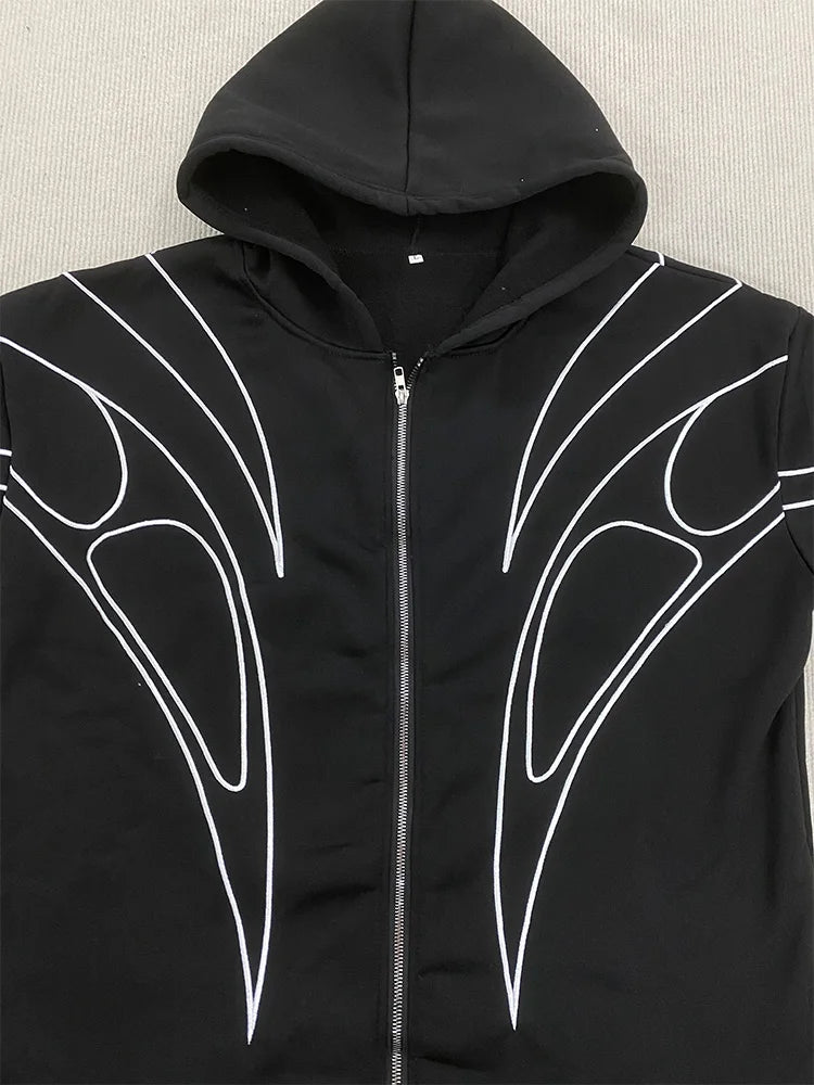 Blade Double Zipper Hoodie
