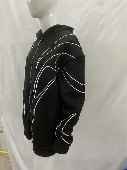 Blade Double Zipper Hoodie